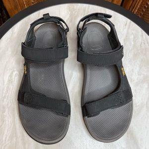 Teva Mens’s Meacham Sandal Black Size 8